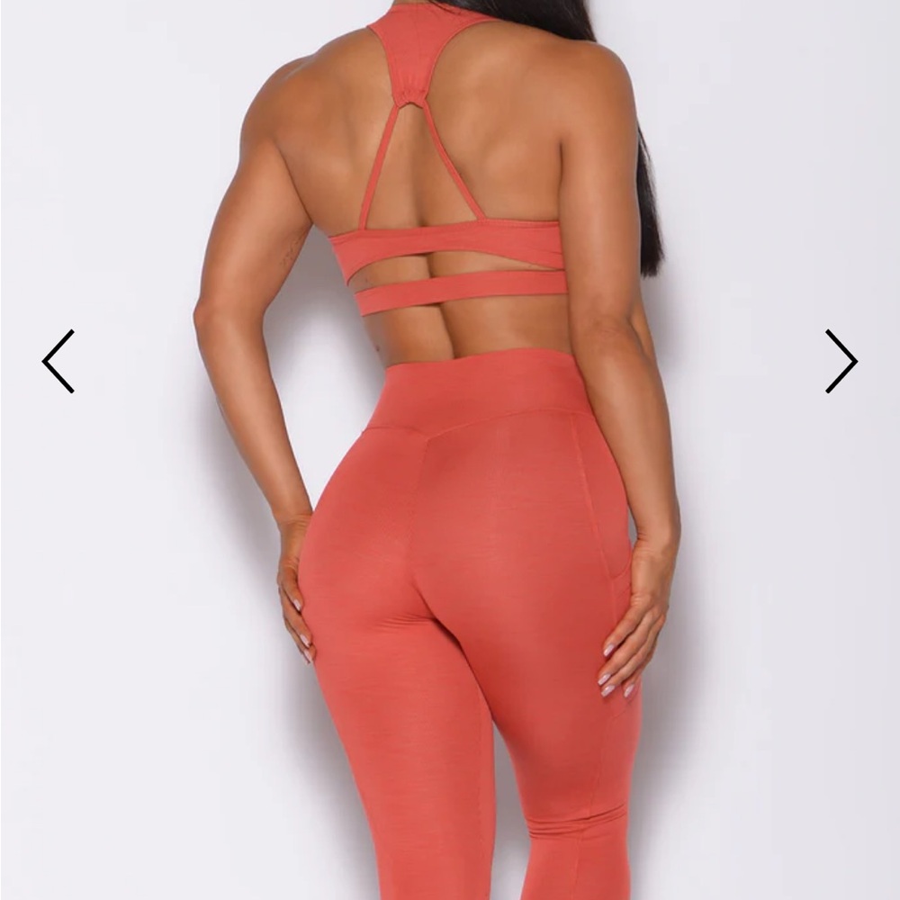 Refined power rib sports bra